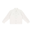 CREAM TRUCKER DENIM JACKET
