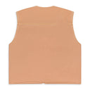 LIGHT PINK GARMENT DYED DENIM VEST