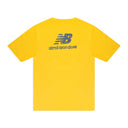 YELLOW NEW BALANCE GARMENT DYED T-SHIRT