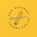 YELLOW NEW BALANCE GARMENT DYED T-SHIRT
