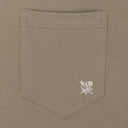 TAN CREST POCKET T-SHIRT