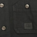 GRAY TWILL WORK BUTTON-DOWN SHIRT