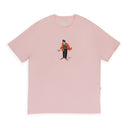 PINK CARICATURE GRAPHIC T-SHIRT