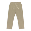 TAN HERRINGBONE TERRY SWEATPANTS