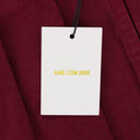 BROWN GARMENT DYED DOUBLE PLEATED PANTS