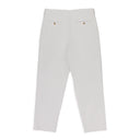 OFF-WHITE DOUBLE PLEATED TROUSERS