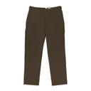 BROWN PLAID NYLON TROUSERS