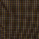 BROWN PLAID NYLON TROUSERS