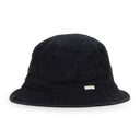 BLACK WASHED CHINO BUCKET HAT