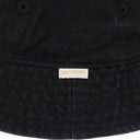 BLACK WASHED CHINO BUCKET HAT
