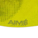 GREEN NEW BALANCE GEO PRINT BEANIE