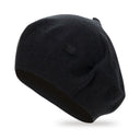 BLACK CASHWOOL BERET