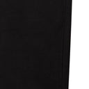 BLACK GARMENT DYED DOUBLE PLEATED TROUSERS