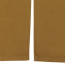 BROWN GARMENT DYED STRAIGHT FIT PANTS