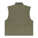 GREEN NYLON QUILTED VEST