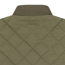 GREEN NYLON QUILTED VEST