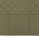 GREEN NYLON QUILTED VEST