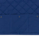 BLUE NYLON QUILTED VEST