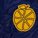 CREAM NEW BALANCE SATIN TEAM TRACK JACKET