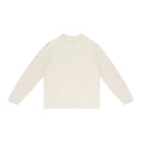 CREAM POINTELLE LONG-SLEEVE T-SHIRT