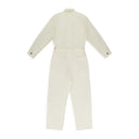 BONE/OFF-WHITE PAINTER'S COVERALL JUMPSUIT