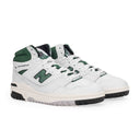 WHITE/GREEN NEW BALANCE 650R SNEAKERS
