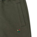 GREEN HEAVYWEIGHT CREST SWEATPANTS