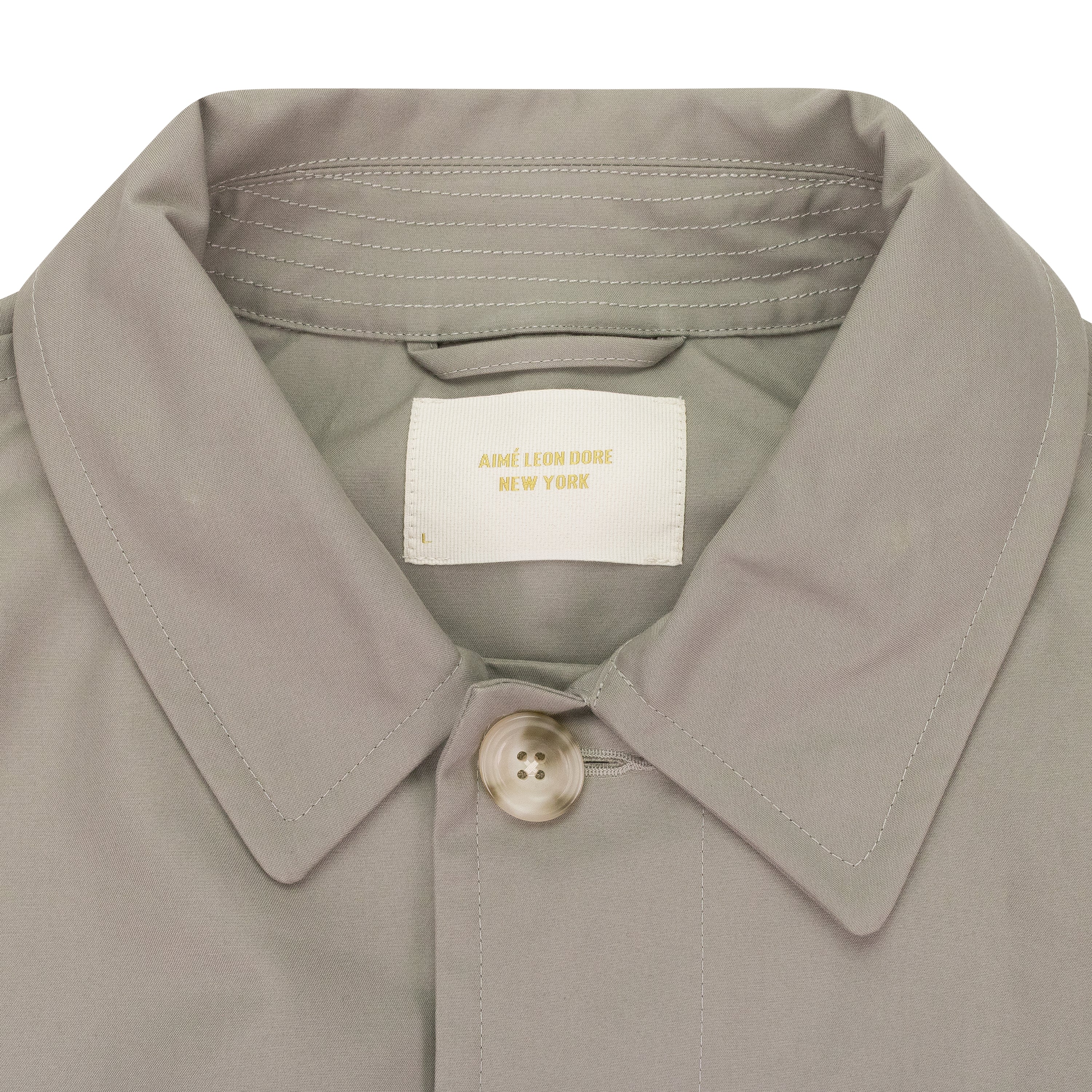 GRAY BELTED TOPCOAT – 1nventory