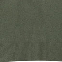 GREEN BOILED WOOL TURTLENECK SWEATER