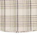 GRAY PLAID COTTON BUTTON-DOWN SHIRT