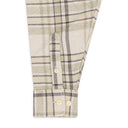 GRAY PLAID COTTON BUTTON-DOWN SHIRT