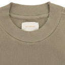 GREEN LONG-SLEEVE WAFFLE THERMAL T-SHIRT