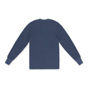 INDIGO LONG-SLEEVE WAFFLE THERMAL T-SHIRT