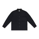 BLACK NEW BALANCE GRID BUTTON-DOWN SHIRT