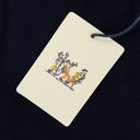 NAVY DRAKE'S INTARSIA KNIT SWEATSHIRT