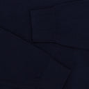 NAVY DRAKE'S INTARSIA KNIT SWEATSHIRT