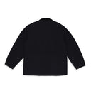 BLACK LIGHTWEIGHT FILLED WORK JACKET