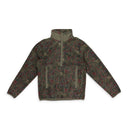 KHAKI PAISLEY HALF-ZIP FLEECE PULLOVER