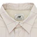 OFF-WHITE NEW BALANCE GRID BUTTON-DOWN SHIRT