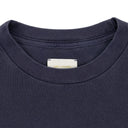 INDIGO GARMENT DYED UNIFORM LONG-SLEEVE T-SHIRT