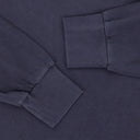 INDIGO GARMENT DYED UNIFORM LONG-SLEEVE T-SHIRT