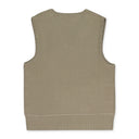 TAN KNIT V-NECK VEST