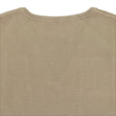 TAN KNIT V-NECK VEST