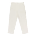 CREAM GARMENT DYED FULL CUT WORKWEAR PANTS