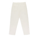 CREAM GARMENT DYED FULL CUT WORKWEAR PANTS
