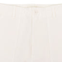 CREAM GARMENT DYED FULL CUT WORKWEAR PANTS