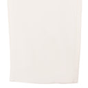 CREAM GARMENT DYED FULL CUT WORKWEAR PANTS
