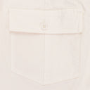 CREAM GARMENT DYED FULL CUT WORKWEAR PANTS