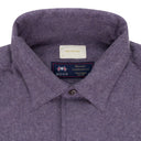 LAVENDER MERINO WOOL BUTTON-DOWN SHIRT