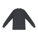 DARK GRAY LONG-SLEEVE WAFFLE THERMAL T-SHIRT